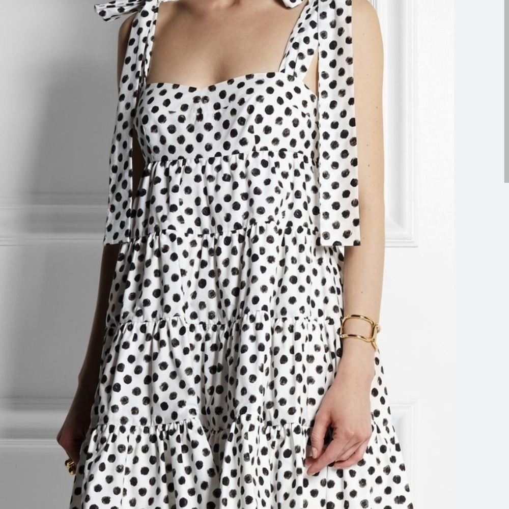 Dolce & Gabbana Black and White Mini Sundress
